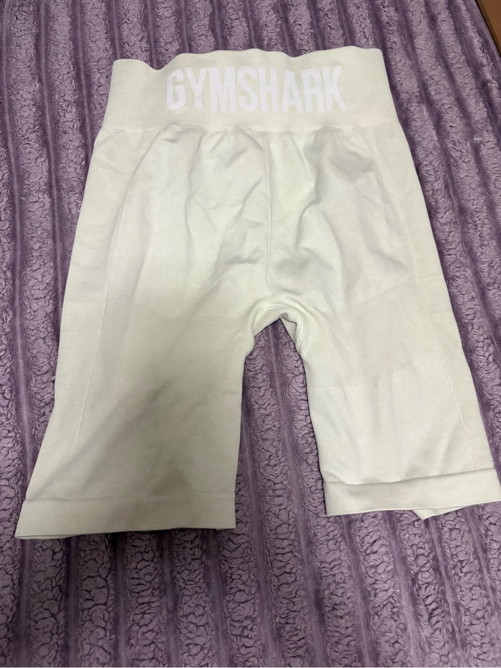 Gymshark Men's White Seamless Workout Shorts